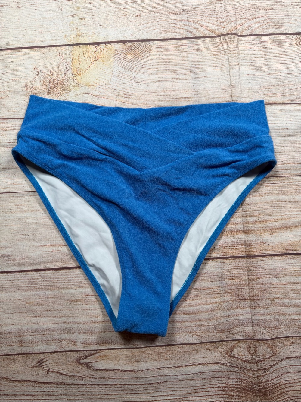 Sunbleached‎ High-Waist Blue Women’s Bikini Bottom